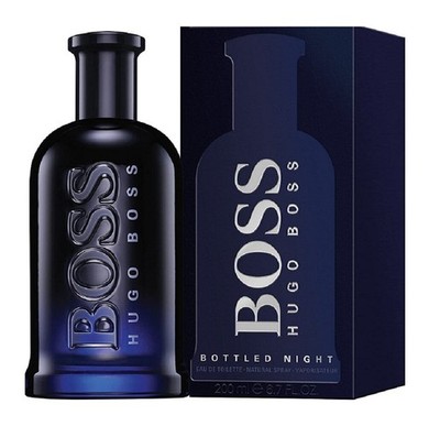 BOSS BOTTLED NIGHT by Hugo BOSS for Men 200ml / 6.7oz EDT - NEW in Damaged Boxes