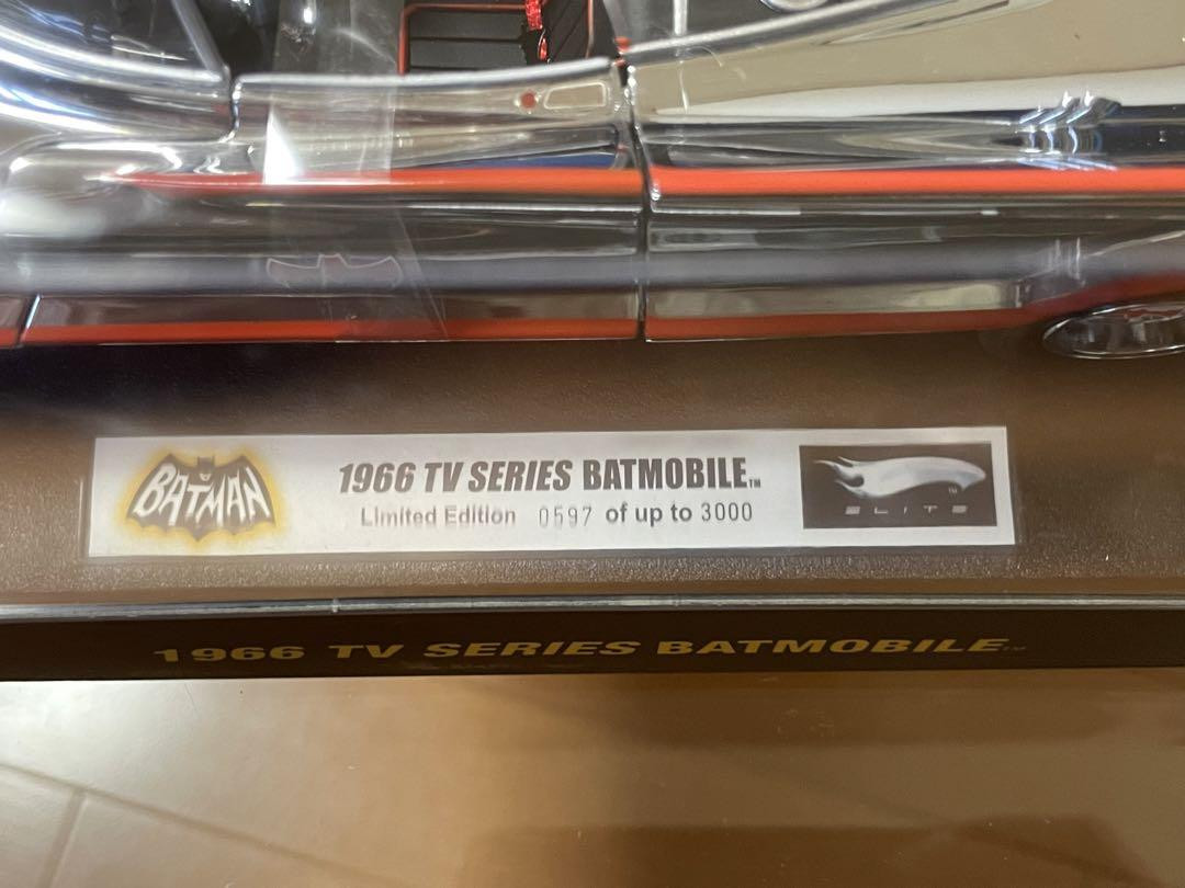 Batmobile TV series 1966 Chrome Mattel 1/18 Unopened item