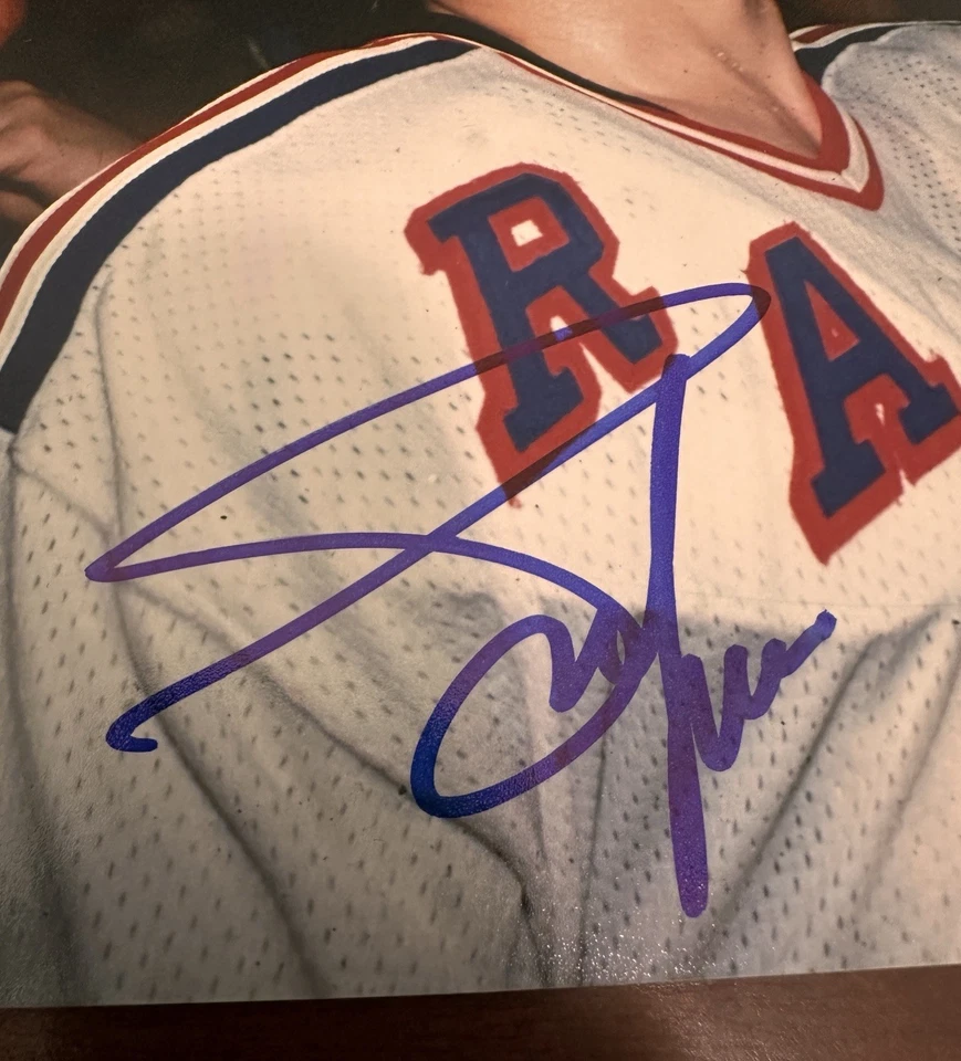 Foto Copa Stanley 8x10 Adam Graves New York Rangers - Beckett Autenticado BSA Foto 2 de 4