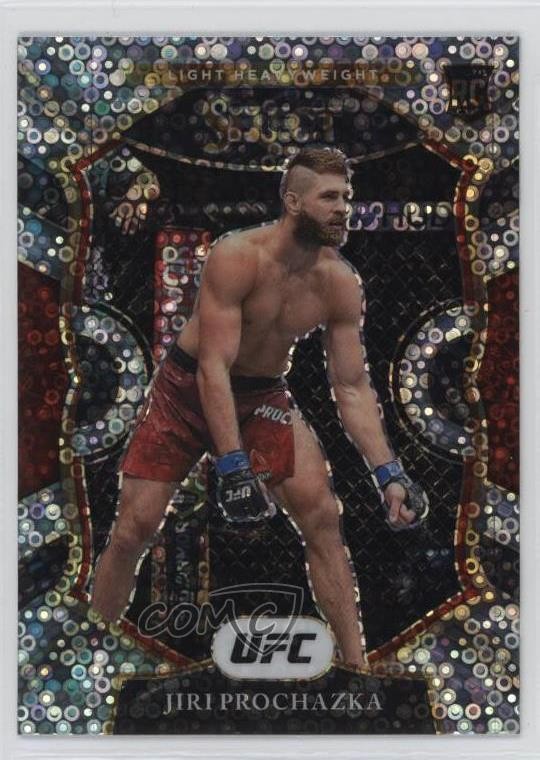 2021 Panini Select UFC Concourse Disco Prizm Jiri Prochazka #35 3g6