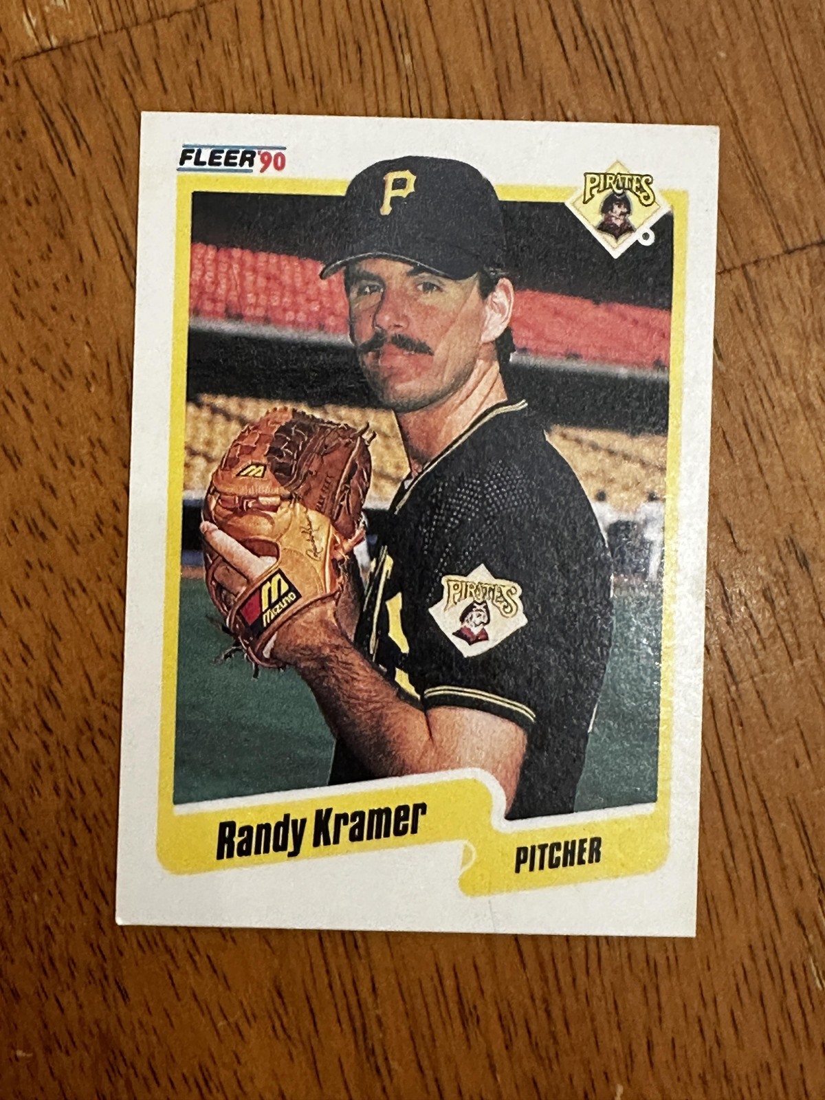Pittsburgh Pirates Randy Kramer 1990 Fleer #471 MLB Baseball Card Base Set