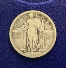 Rare Beautiful 1917-D U.S. Standing Liberty Quarter KM 145