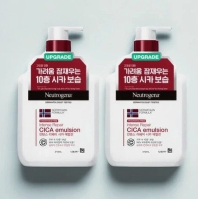 [Upgraded] Neutrogena Intense Repair Cica Emulsion 310ml x 2 Body Lotion