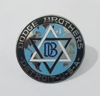 Radiator Front Badge Emblem Small Early Dodge Brothers Brass Enamel Automo #B776