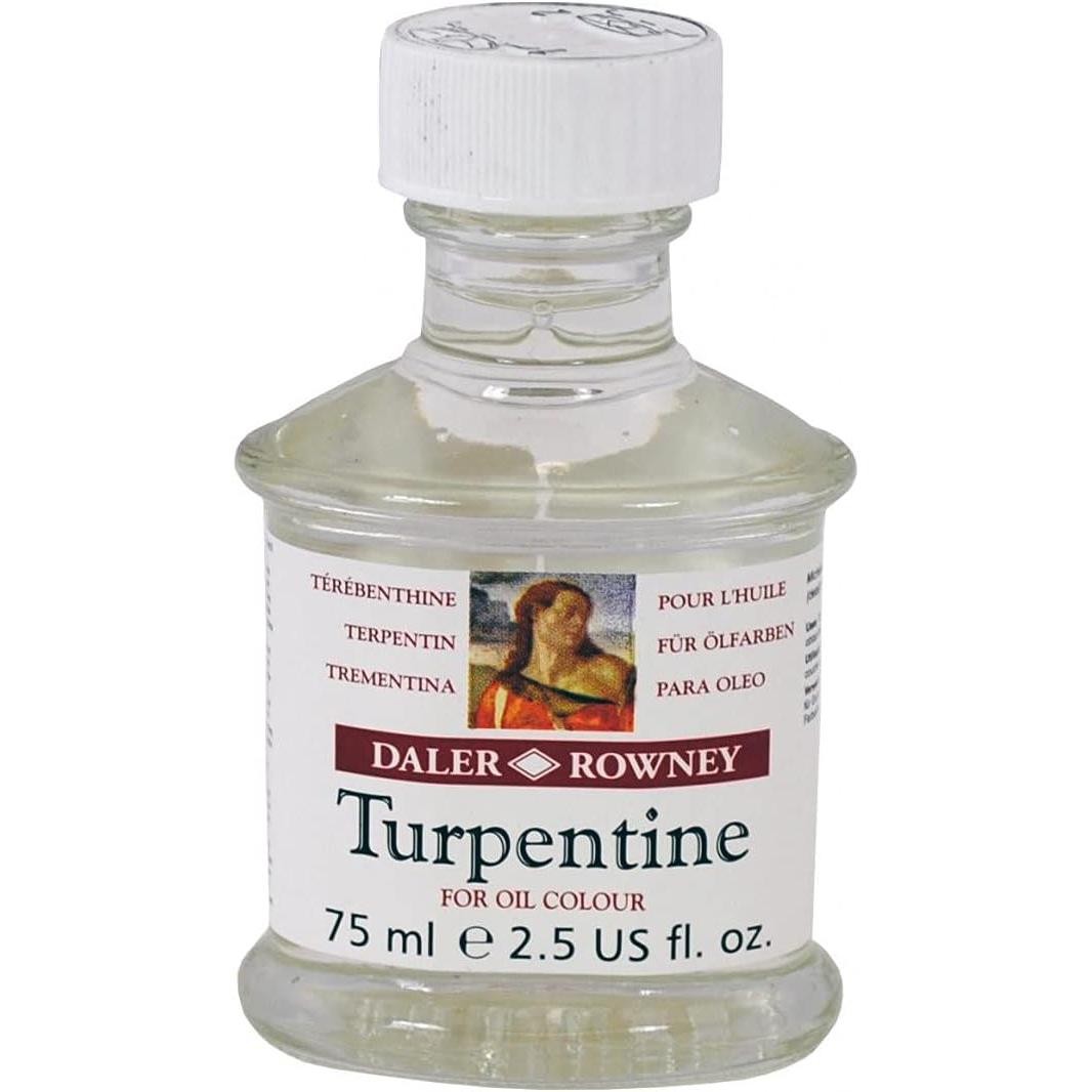 Essence de térébenthine Daler Rowney 300ml : nettoyage des pinceaux et ébauches