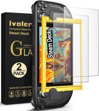 ivoler 2-Pack anti-glare Etched Screen Protector for Steam Deck 7.0''/Steam Deck