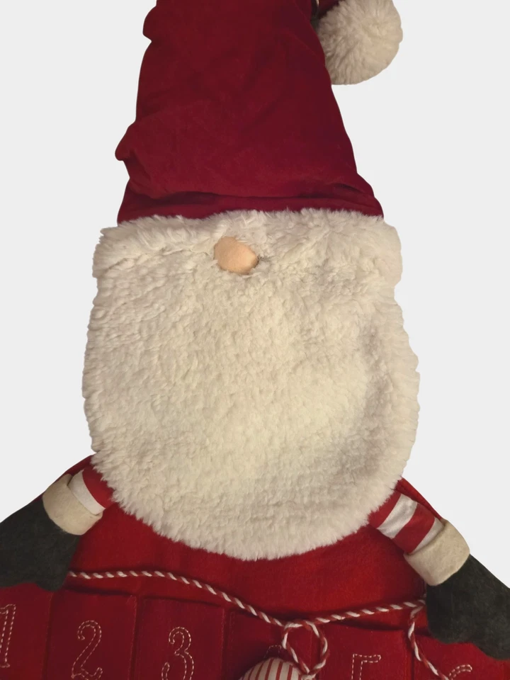 Pottery Barn Kids Santa  and Candy Cane Advent Calendar 58" - Image 2 of 4