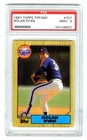 NOLAN RYAN~RARE 1987 TOPPS TIFFANY PSA-9 MINT HOT GRADED MLB BASEBALL CARD #757