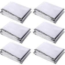 6 Pack Silver Reflective Mylar Film Sheets Greenhouse Garden Plant Growth Light