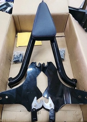 26'' Quick Release Detachable Passenger Backrest Sissy Bar compatible with Harley