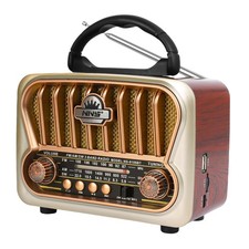 Portable AM FM Radios, Transistor Shortwave Radio Retro Vintage Radios with L...