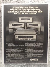 Vintage Sony Receivers STR-7065A Music Radio 1975 Print Advertising Full Page Ad