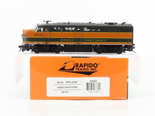 Locomotora diésel escala HO Rapido 21032 GN Great Northern FPA-2 #277A | Zustand: Used