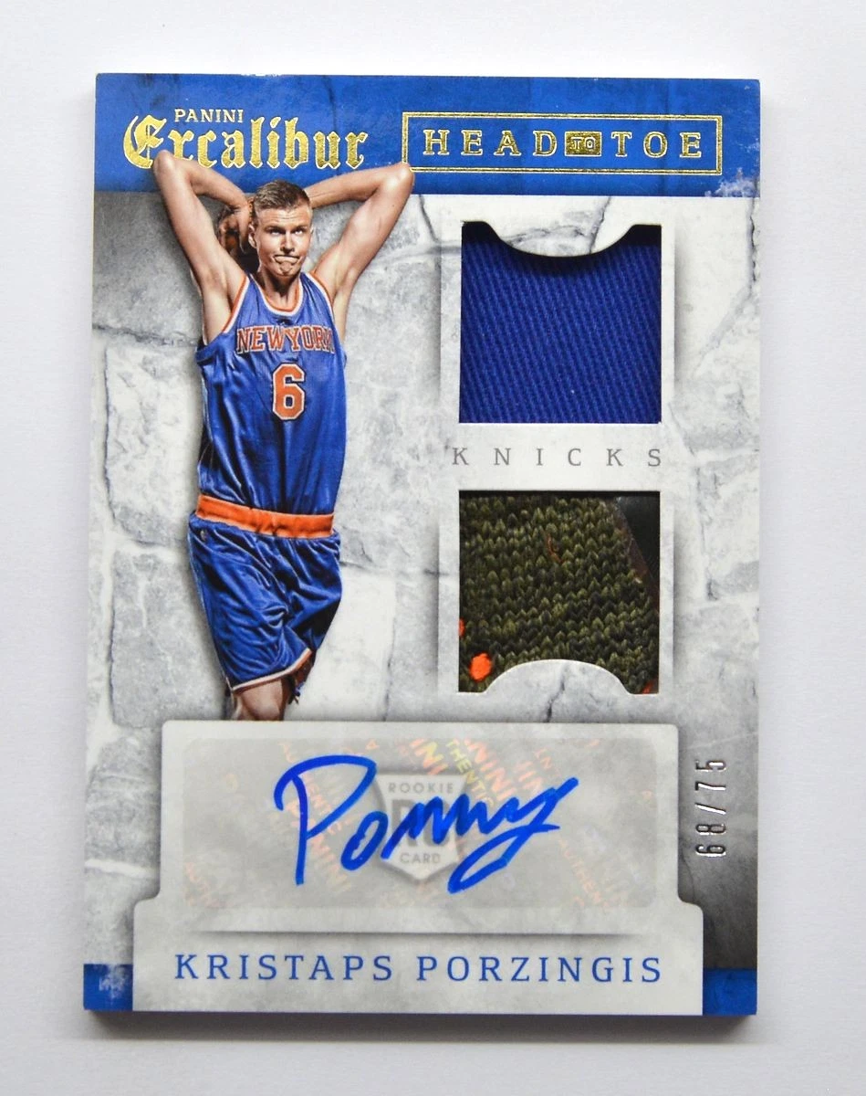 クリスタプス　ポージンギス　バスケットボールカード Kristaps Porzingis Serial Numbered Basketball Sports Trading Card