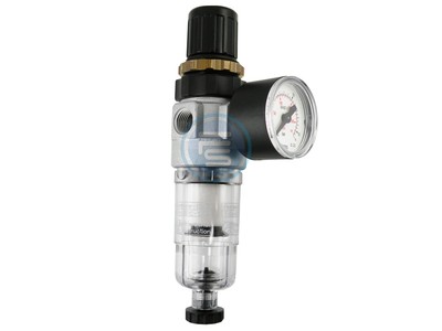 Mini Filterregler Druckminderer - 350 L/min Mit Manometer Für Druckluftanlagen