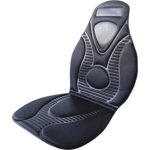 Housse Siège Auto Chauffante 12V/24V : En Flanelle, 3 Réglages 35-60°C, Bande élastique, Chauffage Dos Et Assise, Hiver