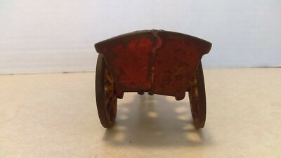 5 Antique 1906 Cast Iron Toy Ox Drawn Farm Cart/Wagon Arcade? Kenton? Hubley