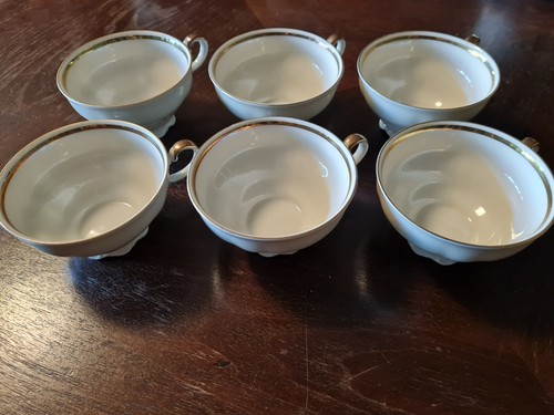 Kaffeeservice, alt, Seltmann THERESIA, Vintage, Goldrand, 6 P. Tee - Bild 3 von 19