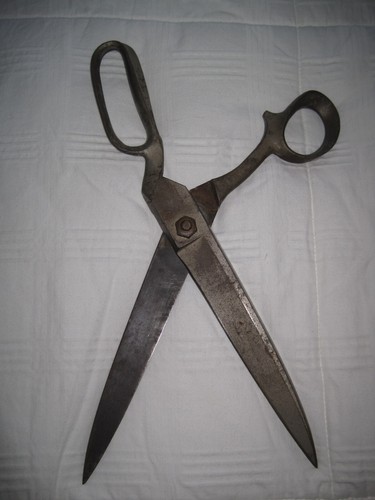 Vtg Wiss Steel Forge 12" Heavy Duty Industrial Upholstery Scissors Shears 1 Lb - Picture 4 of 12