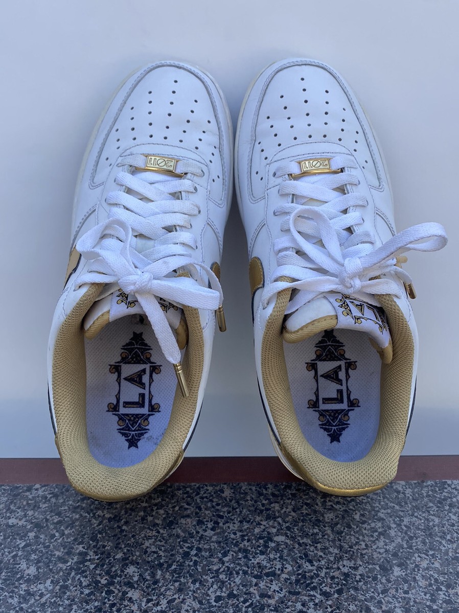 Men\'s‎ Nike Air Force 1 Low LA Sz 12 Los Angeles Lakers 2007 All Star 315122-180 Size 12 Nike Air Force 1 Low LA Los Angeles Lakers 2007 All  main image 4