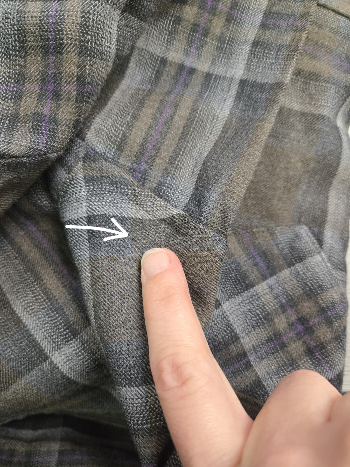 Vintage Pendleton Wool Plaid Button front shirt s… - image 9