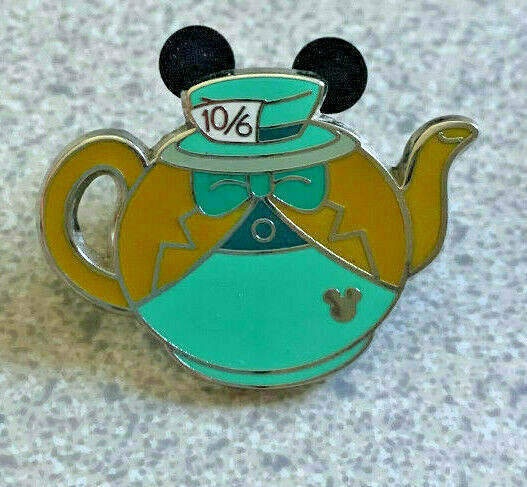 DISNEY PIN MAD HATTER TEAPOT MAD TEA PARTY POTS DLR DISNEYLAND RESORT 2014 