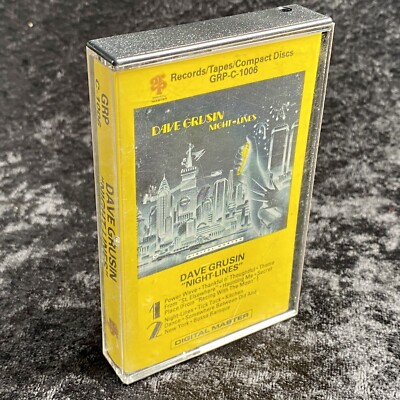 Dave Grusin Night Lines Cassette Tape GRP Records 1984 Jazz Soul GRP-C-1006
