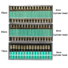 30/15 pcs Diamond coated rotary drills burr 3mm cylinder cylindrical drill bit