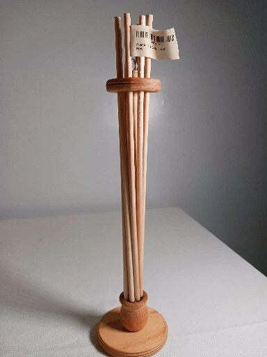 Secador de biberones de madera y estante para bolsas de plástico Foto 3 de 3