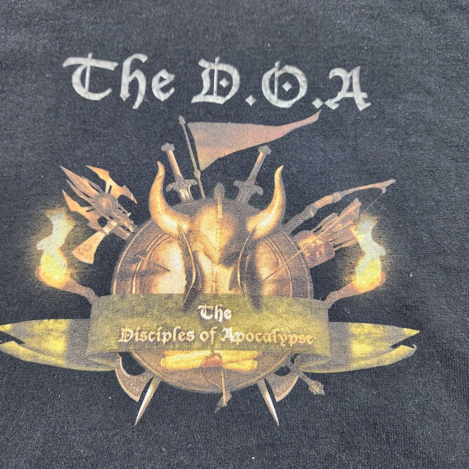 Camiseta DOA Disciples of Apocalypse XXL Rock Band Metal - Imagem 3 de 4