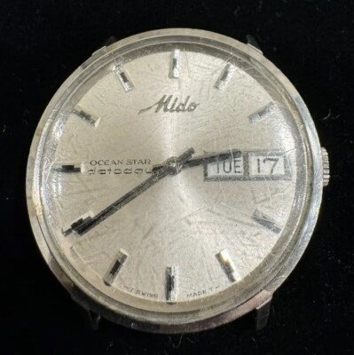 Mido Ocean Star 5009 Datoday Automatic Pre Owned, Stainless Steel, Runs