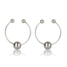 Non-Piercing Silver Nipple Rings Body Jewelry