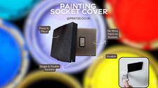 SINGLE Socket Shield Type A (standard fit) - Socket Saver for masking painting