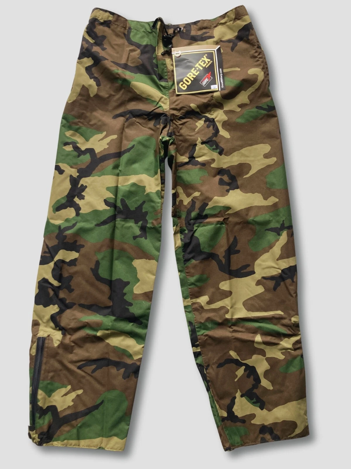 Woodland/Snow Camo - Small - Reversible Gore-Tex Pants - Log House Designs