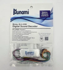 SoundTraxx 884607, BLU-2200 Blunami Steam-2 Sound Decoder, HO and Small S-Scale
