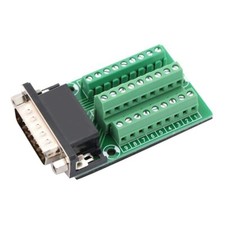 26Pin DB26 D-SUB Adapter to PCB Terminal Signals Module Breakout Board Connector