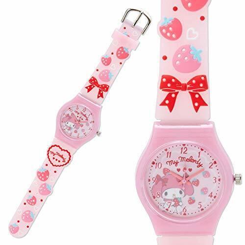 Sanrio Characters My Melody Kids Rubber Watch Strawberry N-2007-503851