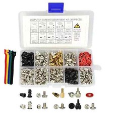 PC Computer Screws Standoffs Set Kit 360 Pieces Hard Drive Motherboard Case Fan