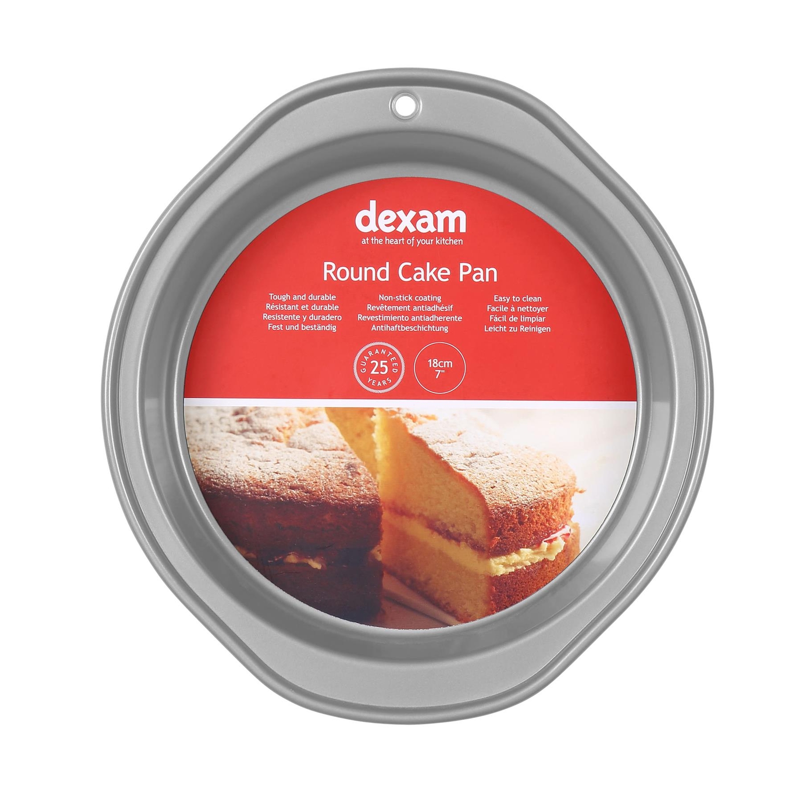 Dexam Non-Stick Round Cake Pan - 18cm