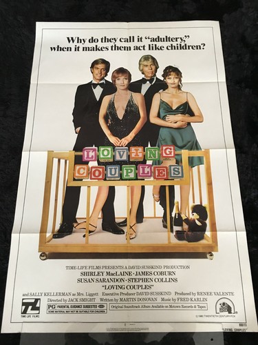 LOVING COUPLES Orig. 1980 1-Sht. Movie Poster FOLDED  Susan Sarandon - J. Coburn