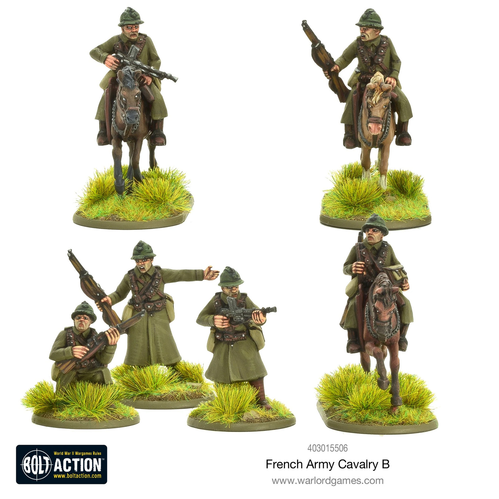 Bolt Action - French Army Cavalry B - Warlord Games