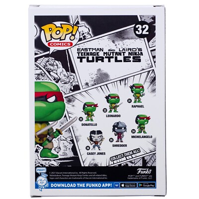 Teenage Mutant Ninja Turtles Comic Leonardo Funko Pop #32 PX