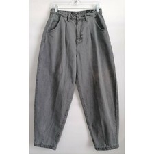 Fashion Nova Womens Daydreaming Mom Jeans Gray Pockets High Rise Denim L New