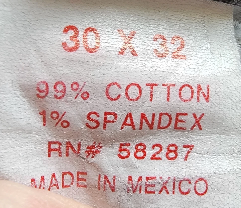 Pantalones de mezclilla para hombre Arizona Jean Co talla 30 x 32 negros Foto 4 de 4