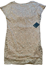 MARINA Pink Rose 630 Sequin Cocktail Formal Party Club Dress womens 6 261630 new