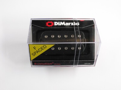 DiMarzio F-spaced Evolution Bridge Humbucker Black W/Chrome Poles DP 159