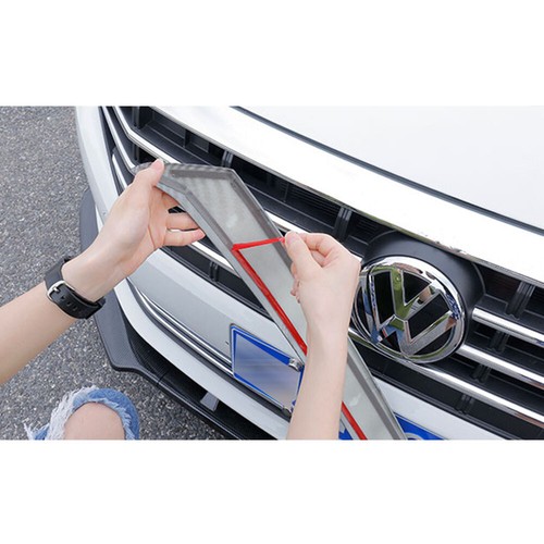 White Front Headlight Eyebrow Engine Hood Cover 3PCS For VW Jetta MK7 Sedan 2021 - Picture 3 of 5