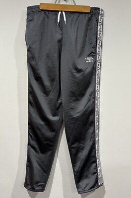 Vintage Umbro Mens Soccer/Track Sweats-Gray-XL