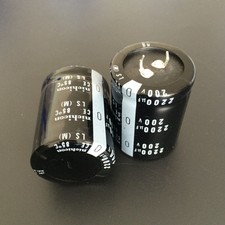 5pcs 2200uF 200V Japan Nichicon LS 35x45mm 200V2200uF Snap-in Capacitor