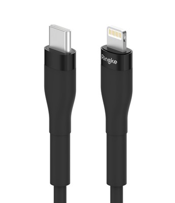Ringke USB Type C to Apple Cable Tangle Free Fast Charging Connector Cord